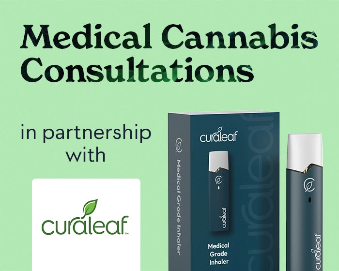 Learn more about Medical Cannabis consultations in partnership with Curaleaf