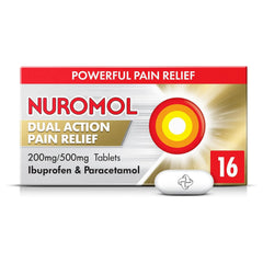 Nuromol Dual Action Pain Relief Tablets – Pack of 16