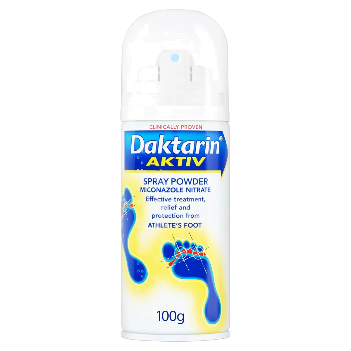 Daktarin Aktiv Spray Powder 0.16% 100g
