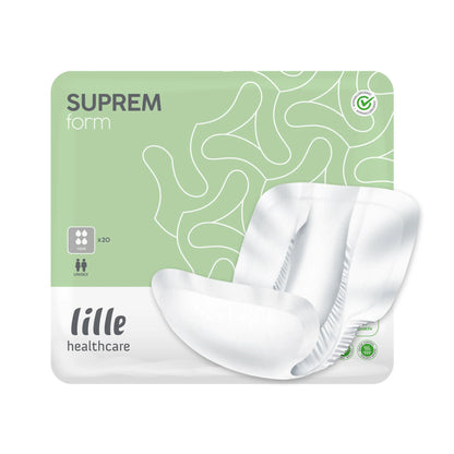 Lille Suprem Form Maxi Shaped Incontinence Pads – Pack of 20