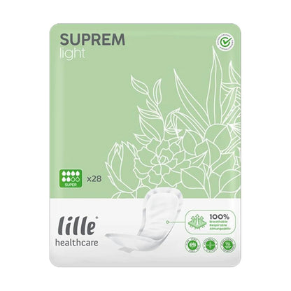 Lille Suprem Light Super Shaped Incontinence Pads – Pack of 30