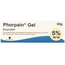 Phorpain Ibuprofen Pain Relief Gel 5% 50g