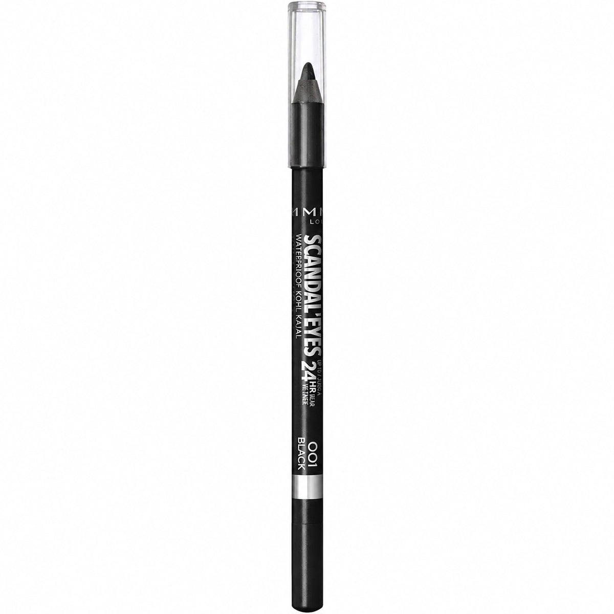 Rimmel Scandaleyes Waterproof Kohl Kajal Eyeliner 001 Black