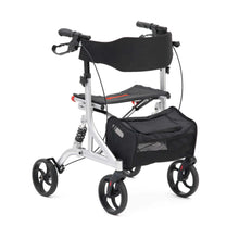 Aluminium Rollator with Suspension Silver