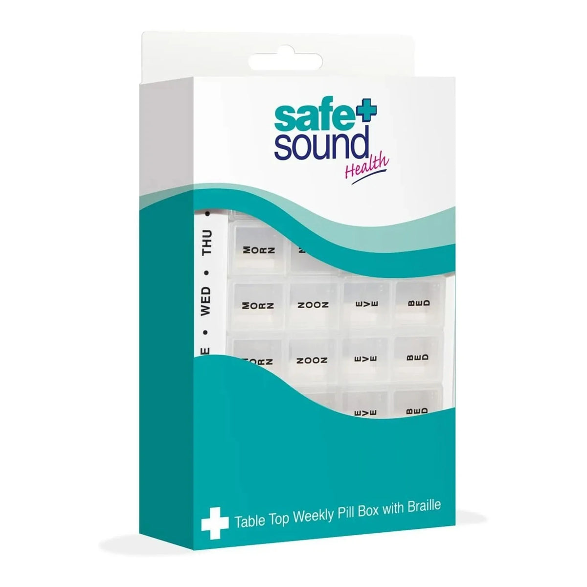 Safe & Sound 7 Day Pill Box 4 Dose
