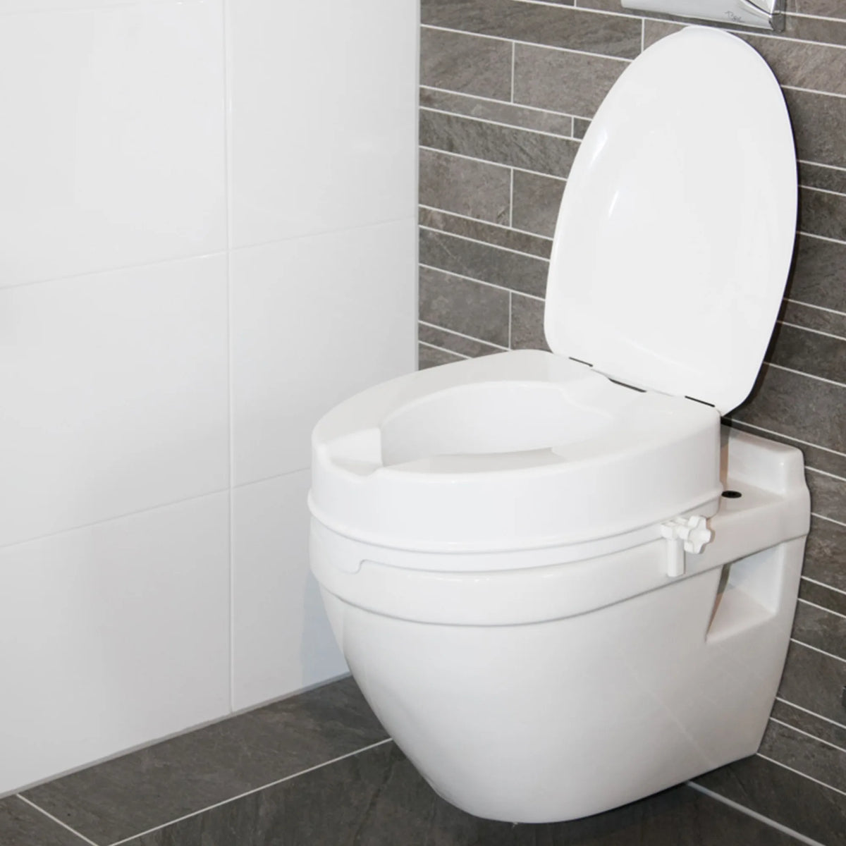 Atlantis Raised Toilet Seat 4 Inch with Lid