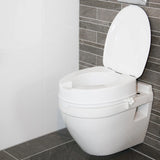 Atlantis Raised Toilet Seat 4 Inch with Lid
