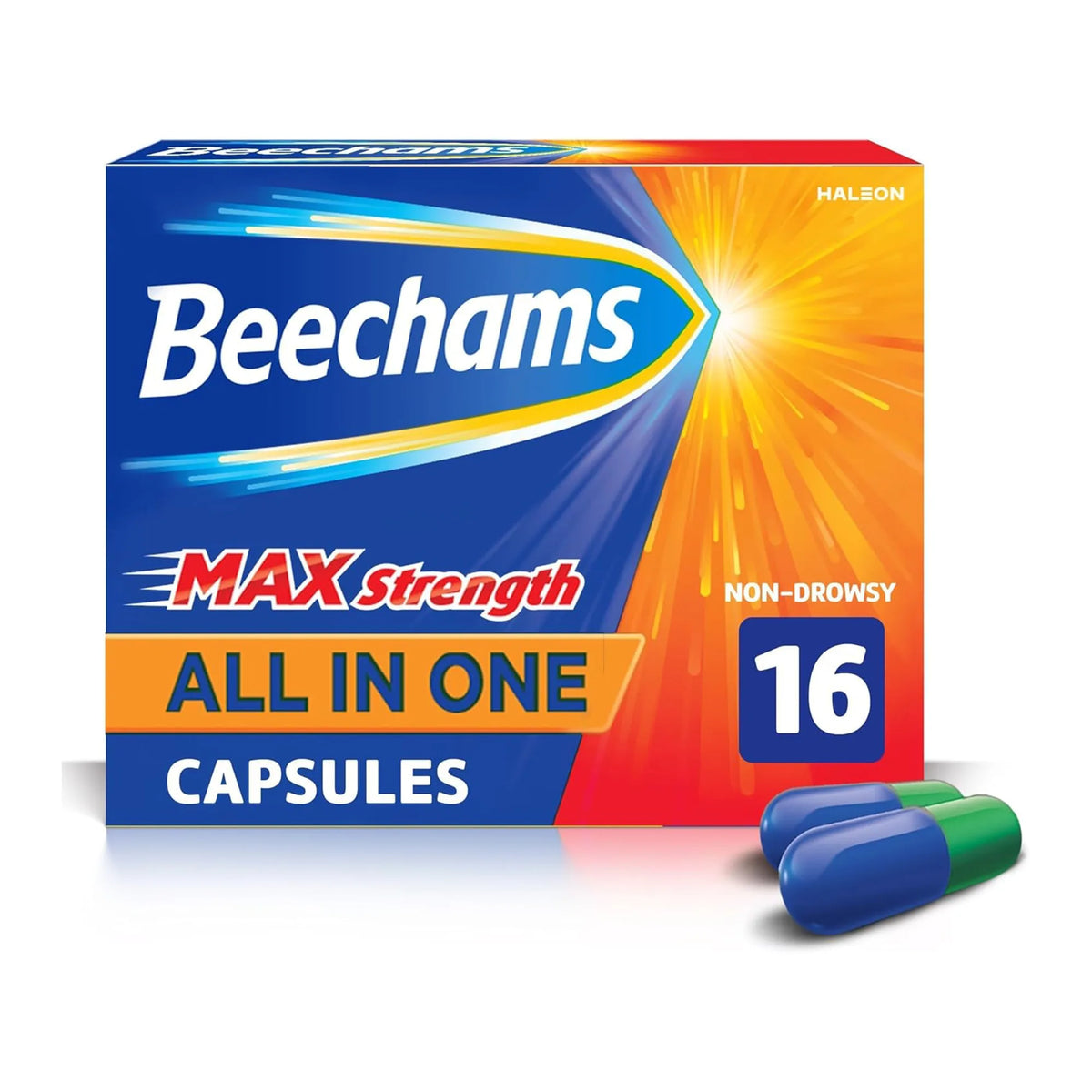 Beechams Max Strength All-In-One Capsules – Pack of 16