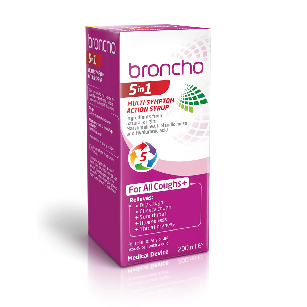 Broncho 5 in 1 Cough Syrup 200ml