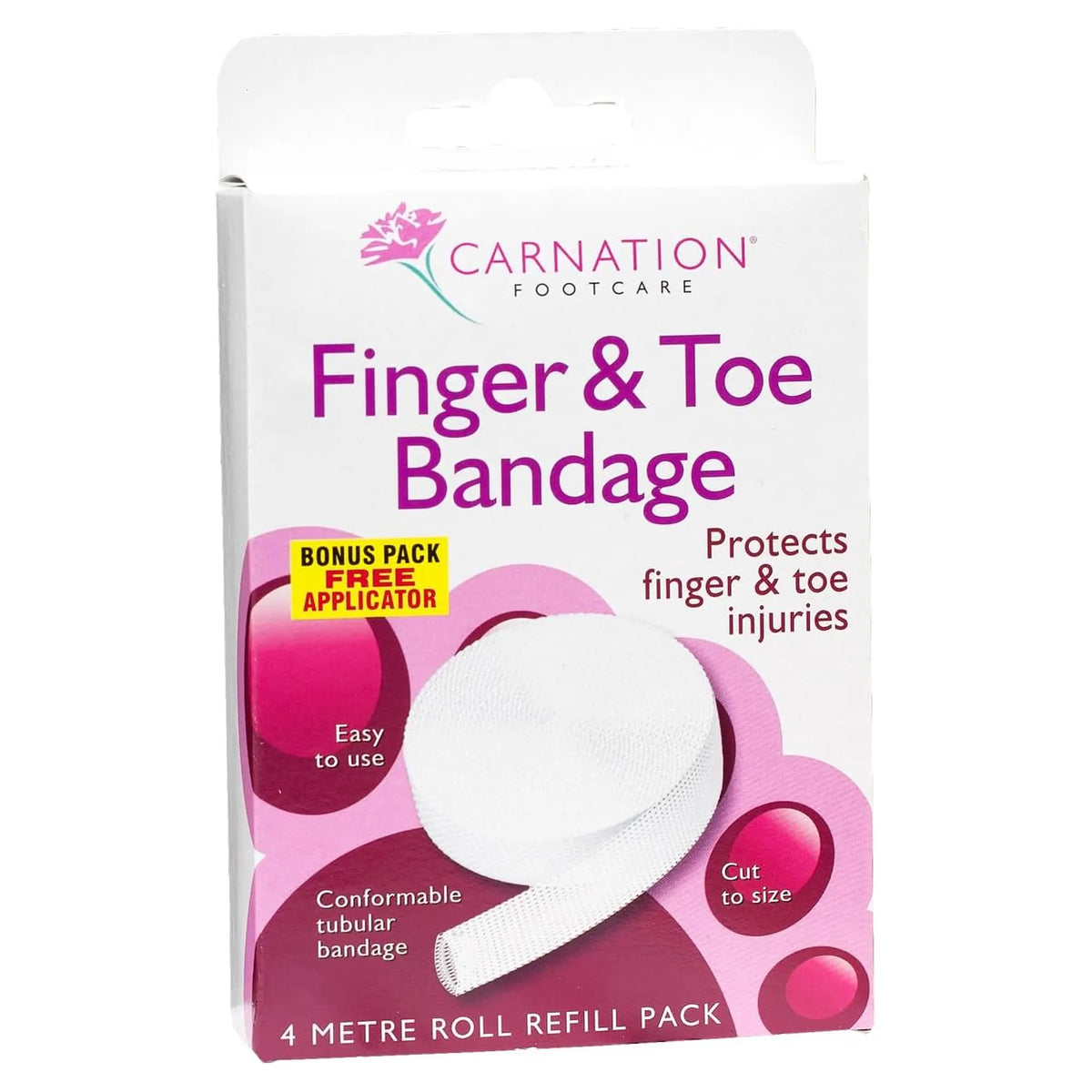 Carnation Finger and Toe Bandage 4m