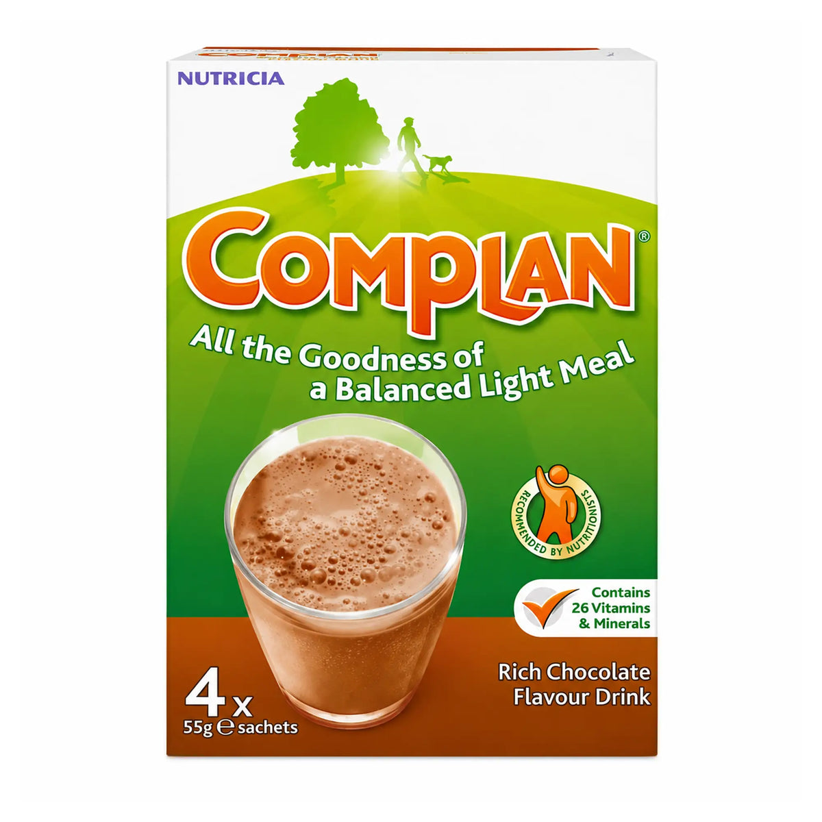 Complan Nutritional Shake Chocolate – Pack of 4