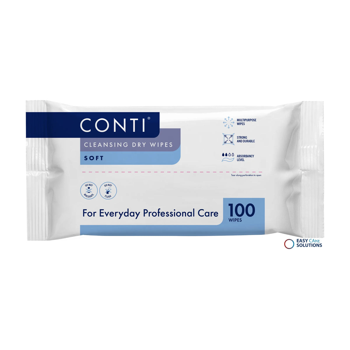 Conti Soft Wipes Large - Pack of 100