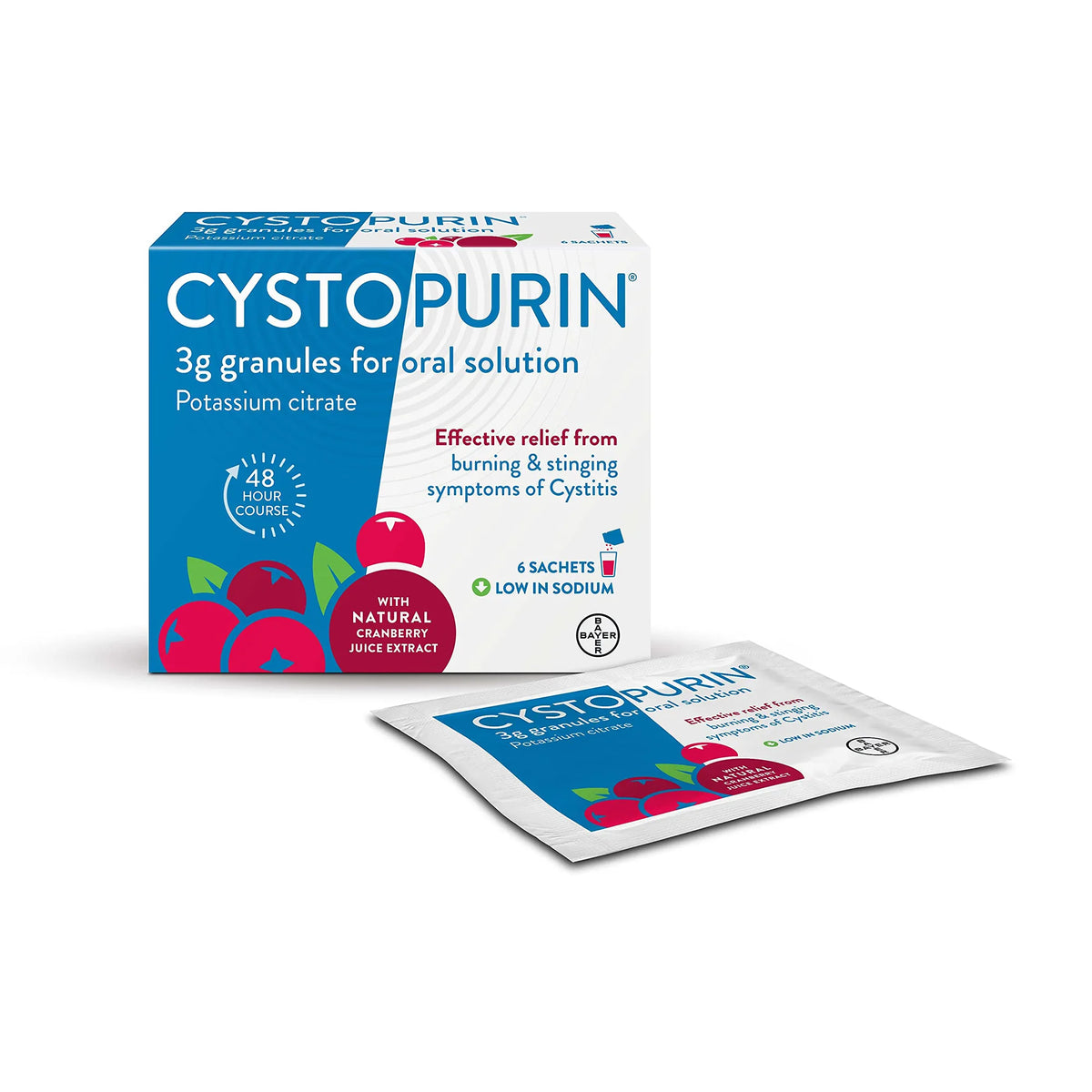 Cystopurin Cranberry Sachets – Pack of 6