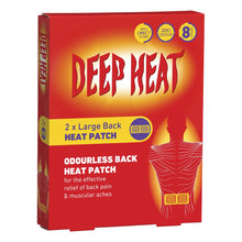 Deep Heat Back Pain Heat Patch – Pack of 2