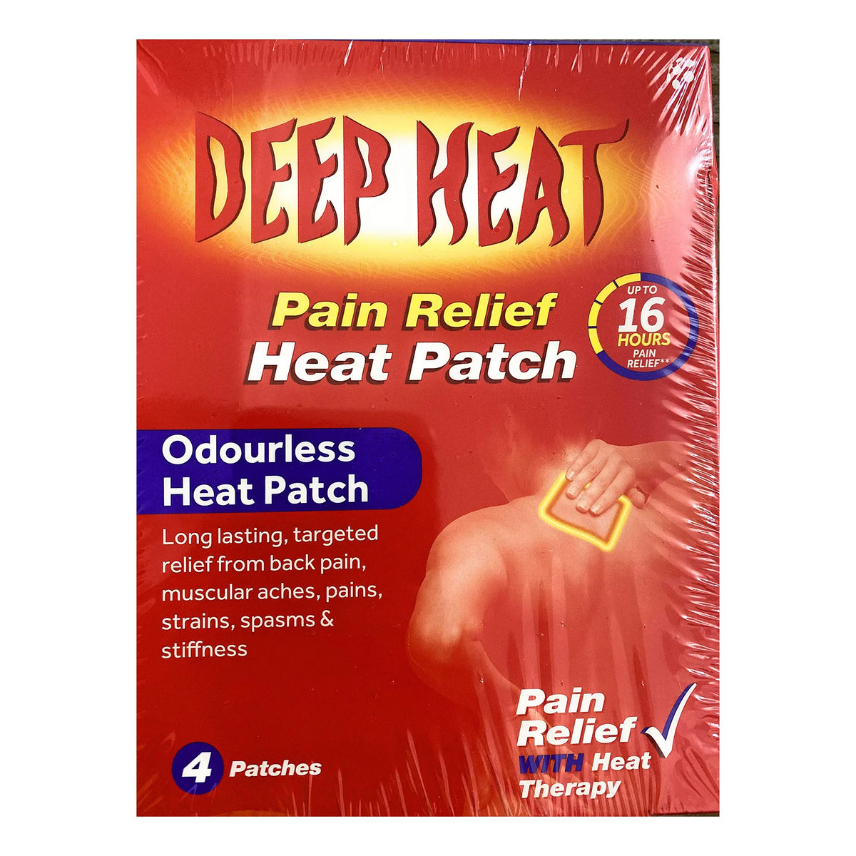 Deep Heat Pain Relief Heat Patch – Pack of 4