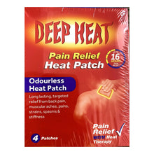 Deep Heat Pain Relief Heat Patch – Pack of 4