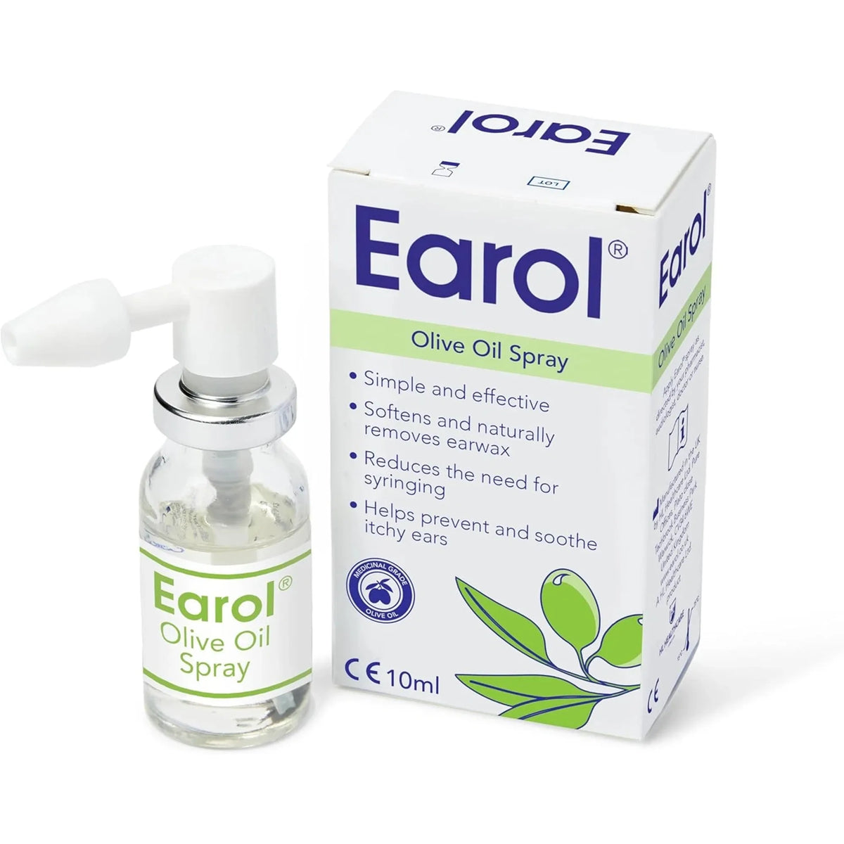 Earol Olive Oil Ear Wax Remover Spray 10ml