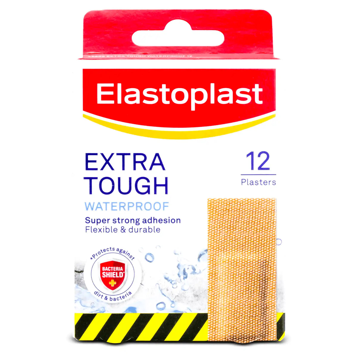 Elastoplast Extra Tough Plasters – Pack of 12