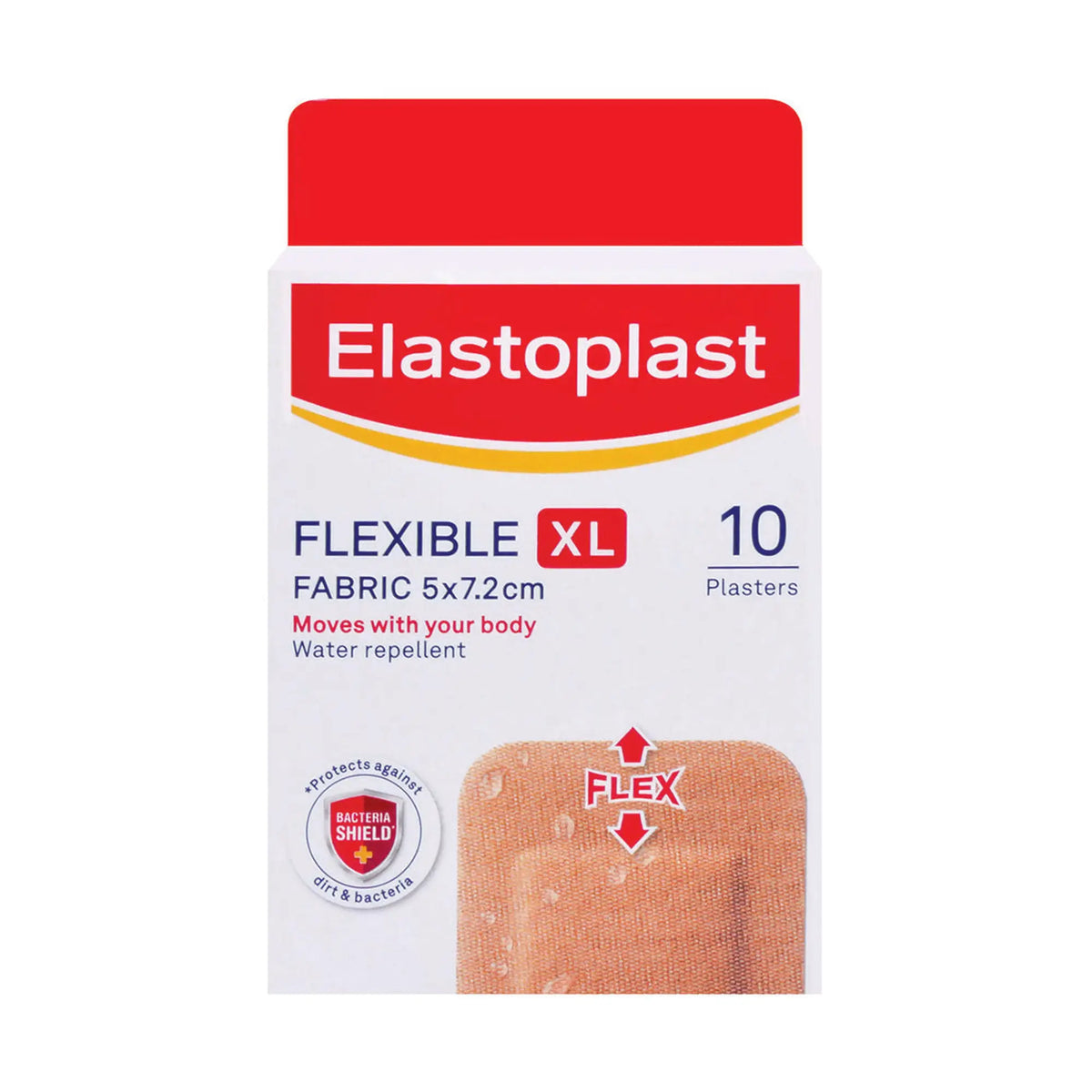 Elastoplast Flexible XL Plasters 5cm x 7.2cm Pack of 10
