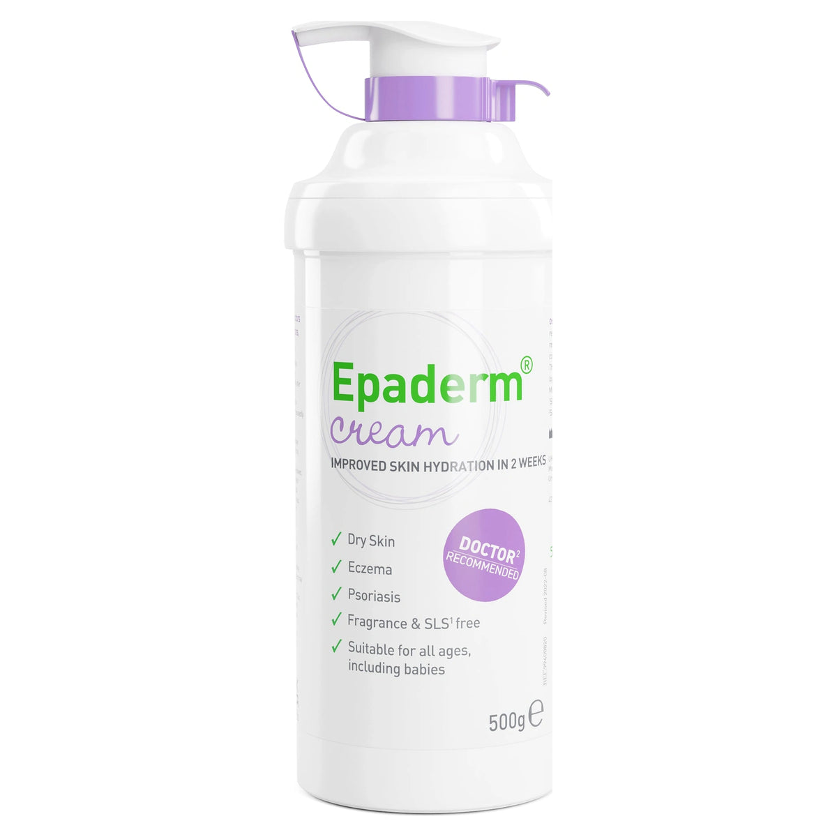 Epaderm Emollient Cream Pump 500g
