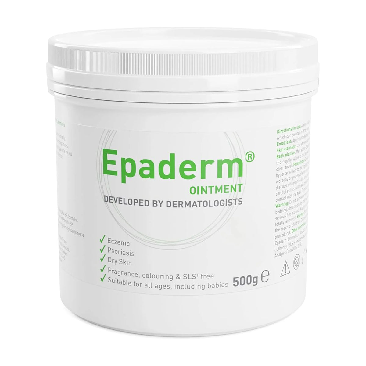 Epaderm Emollient Ointment 500g