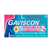 Gaviscon Double Action Mint Flavour Chewable Tablets – Pack of 12