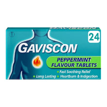 Gaviscon Peppermint Flavour Chewable Tablets – Pack of 24