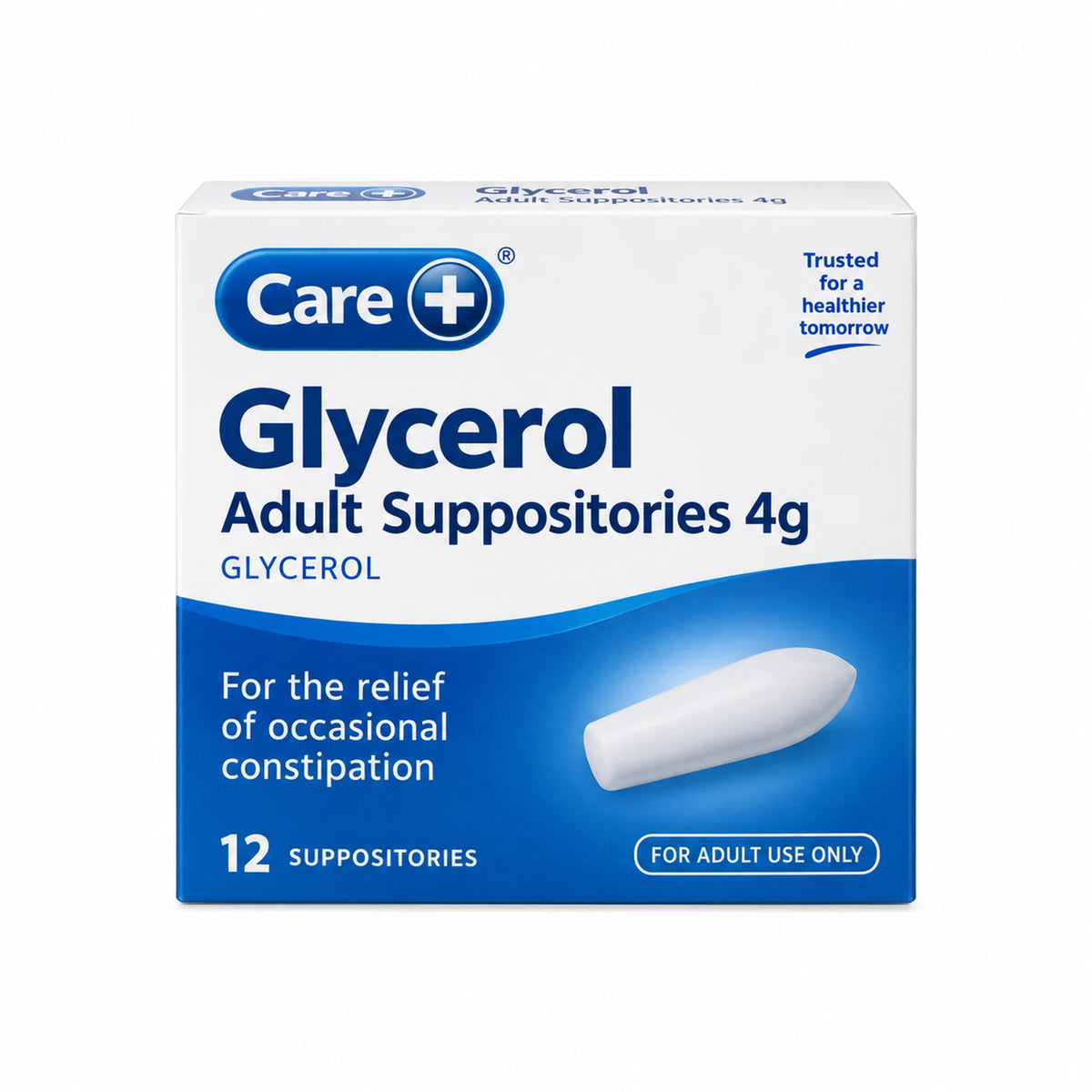 Glycerol Adult Suppositories 4g Pack of 12