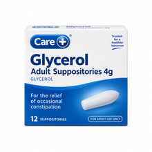 Glycerol Adult Suppositories 4g Pack of 12