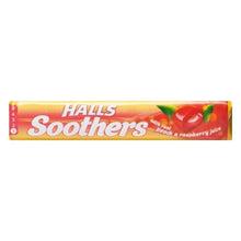 Halls Soothers Peach & Raspberry Lozenges