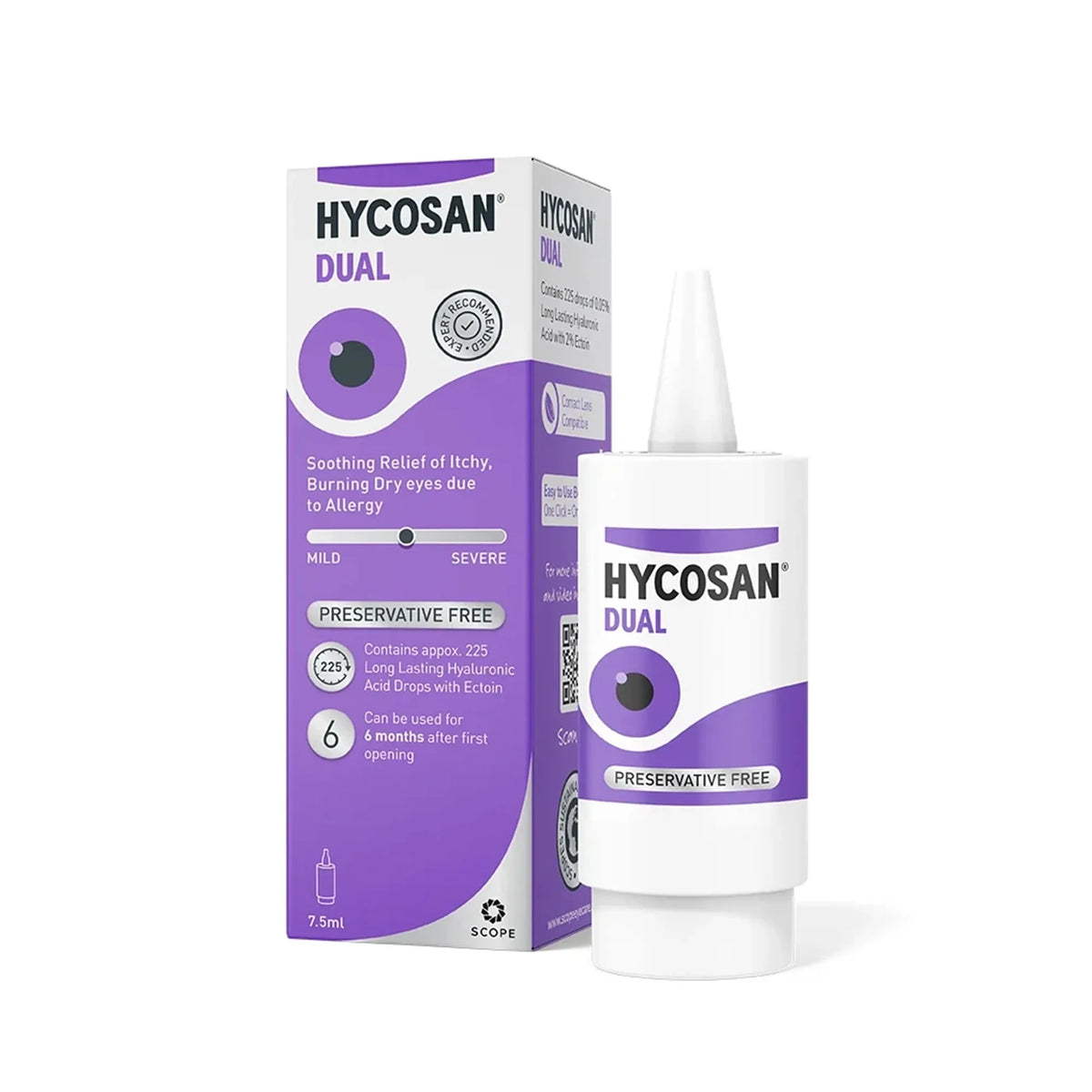 Hycosan Dual Lubricating Eye Drops 7.5ml