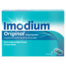 Imodium Original 2mg Capsules – Pack of 6