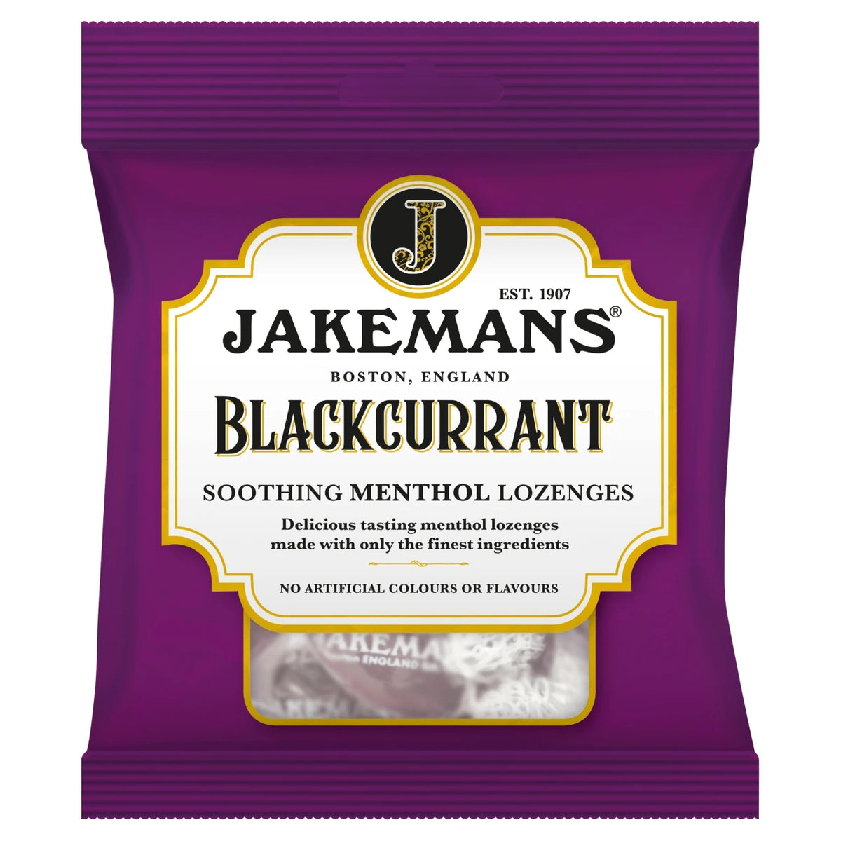 Jakemans Blackcurrant Menthol Lozenges 73g