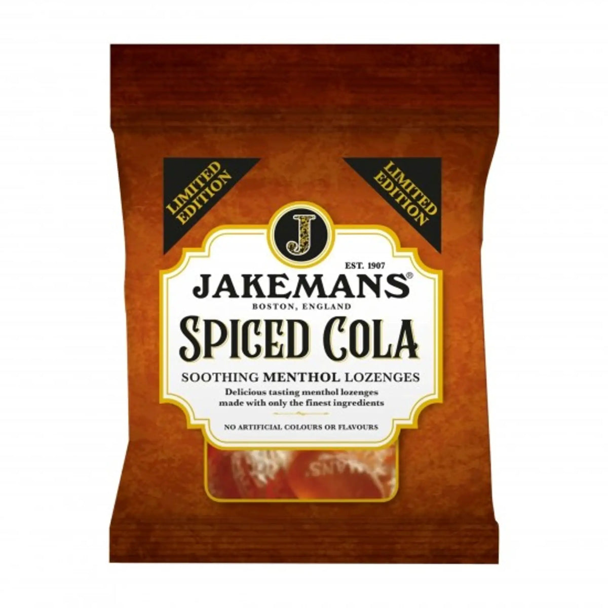 Jakemans Spiced Cola Menthol Lozenges 73g