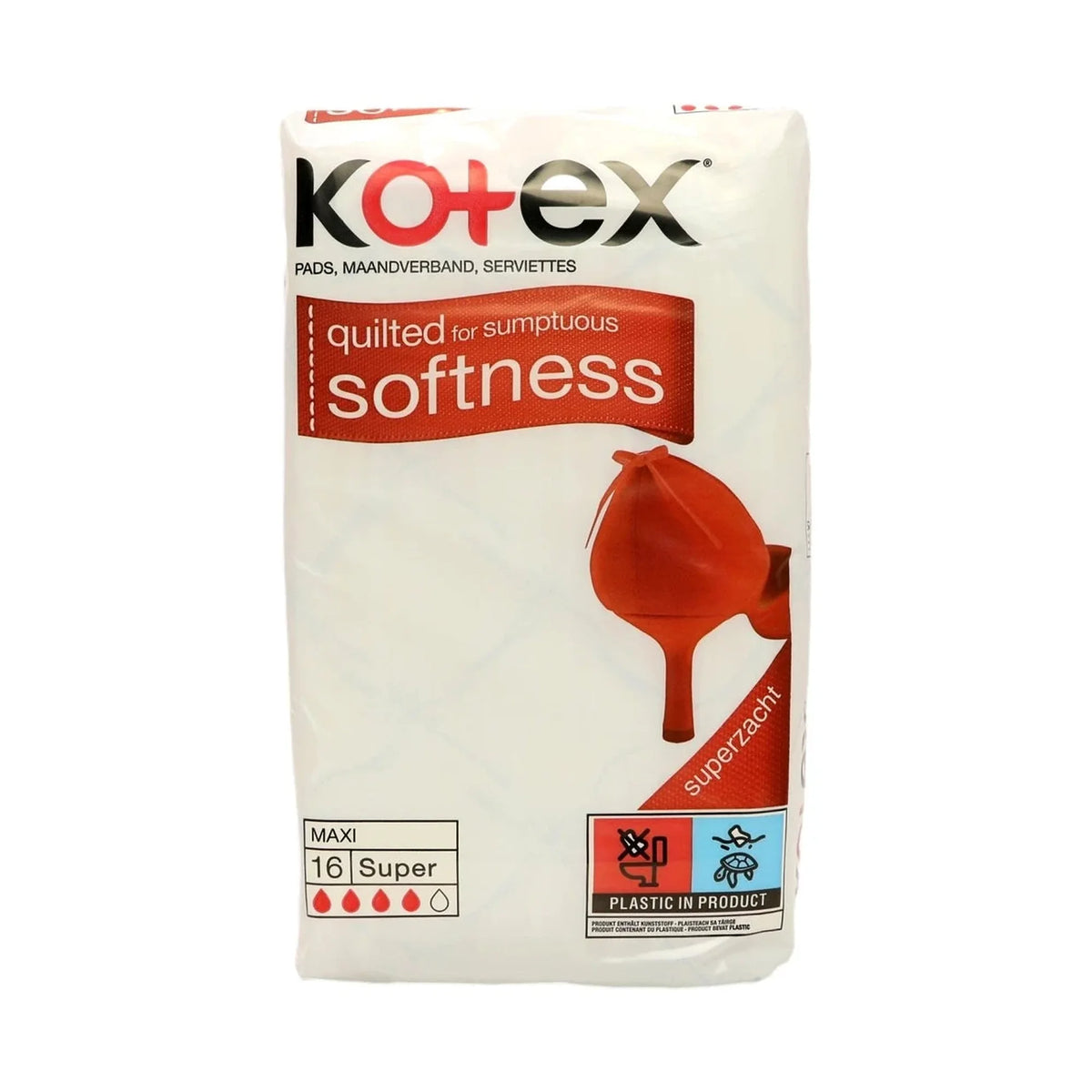 Kotex Maxi Super Pads – Pack of 16