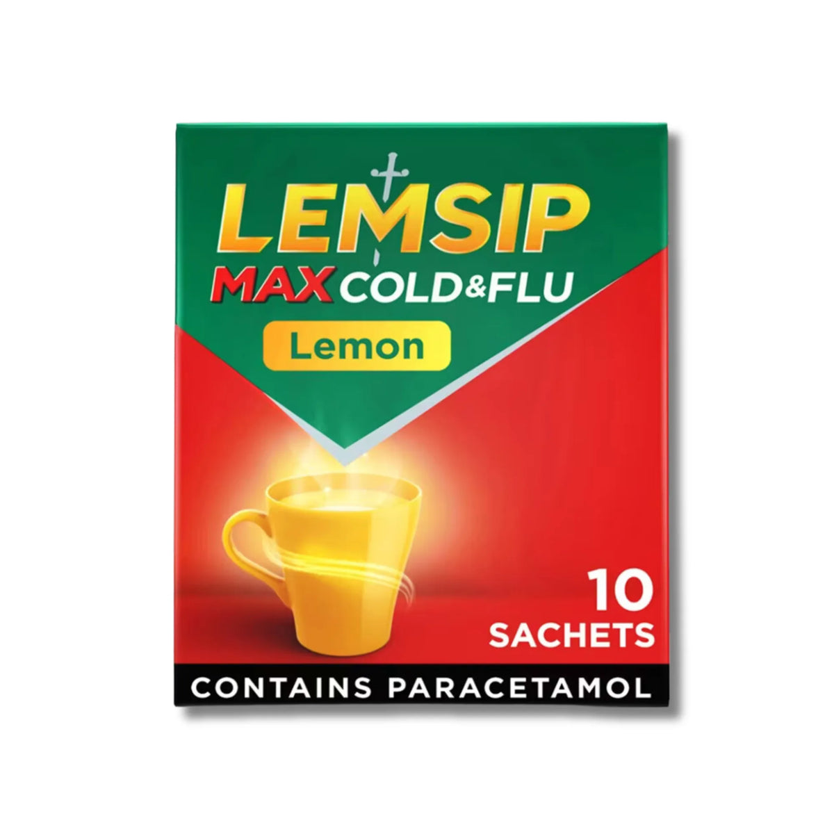 Lemsip Max Cold & Flu Lemon Sachets – Pack of 10