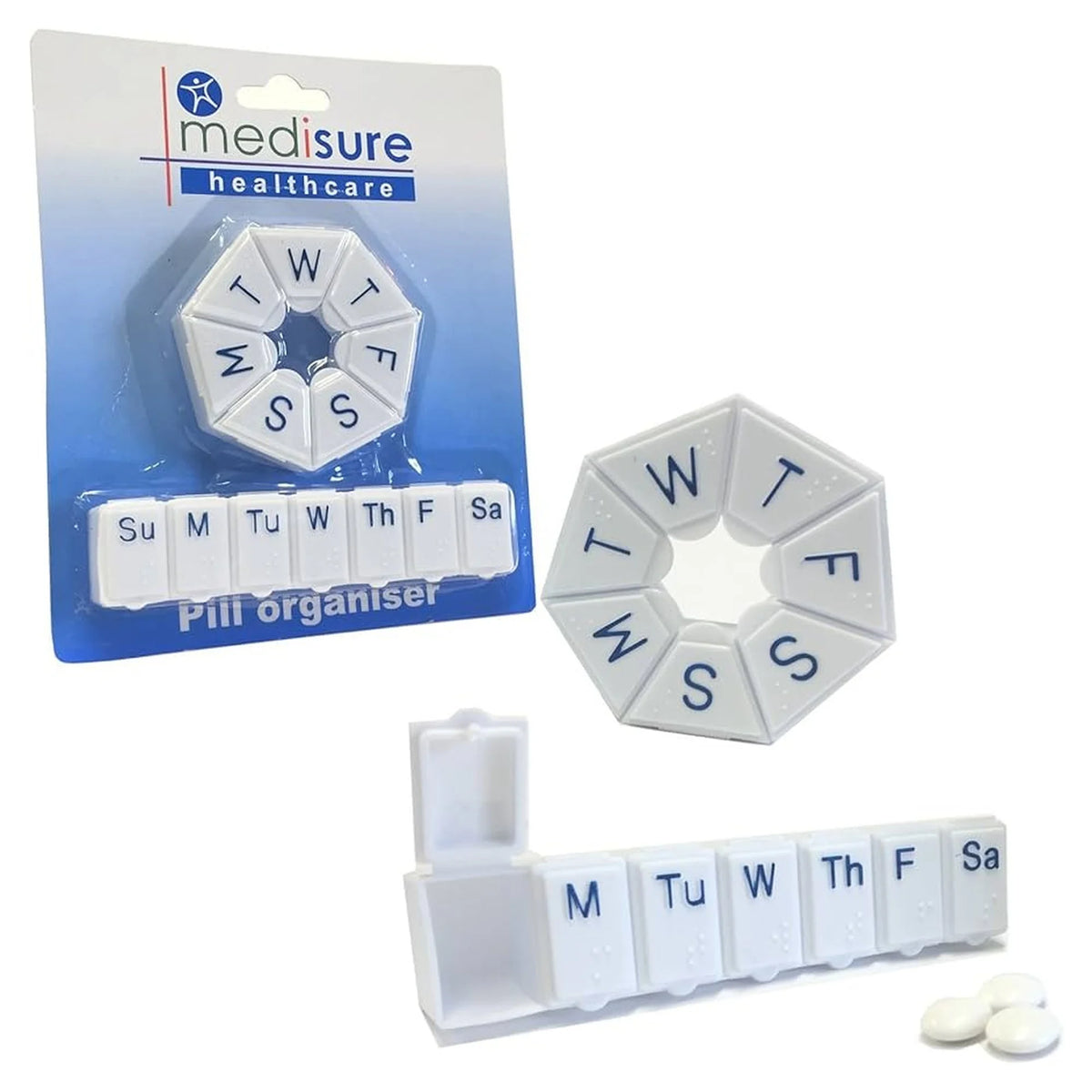 Medisure Travel Pill Organisers – Set of 2