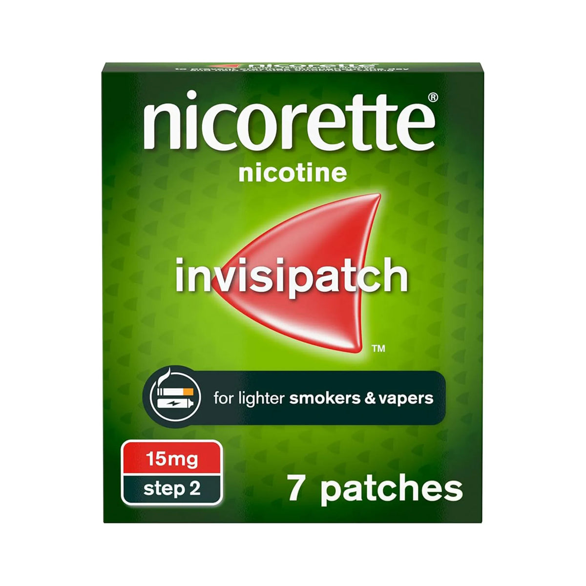 Nicorette Invisible Nicotine Patches 15mg – Pack of 7
