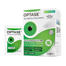 Optase Tea Tree Oil Eyelid Cleansing Wipes – Pack of 20