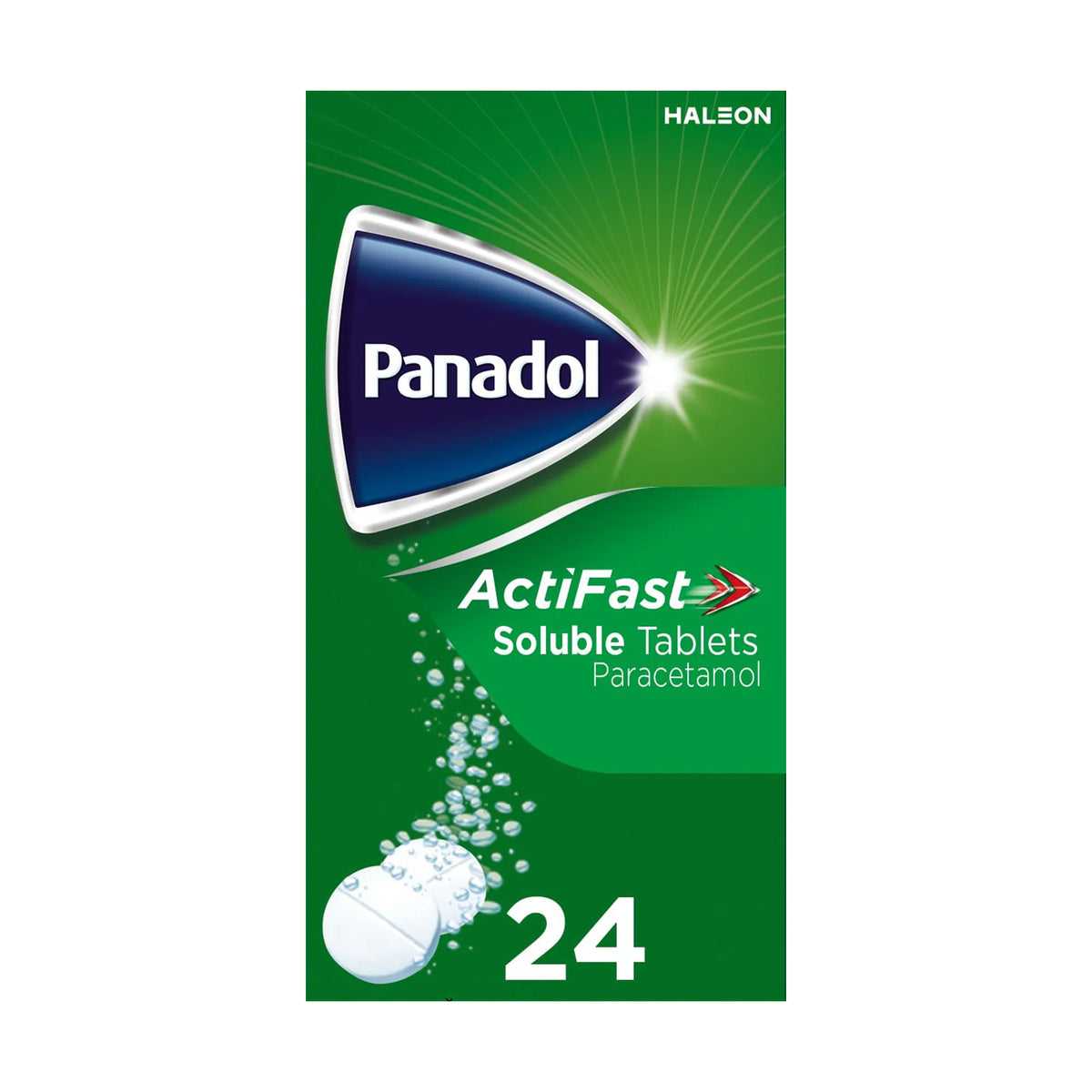 Panadol ActiFast Soluble Tablets – Pack of 24