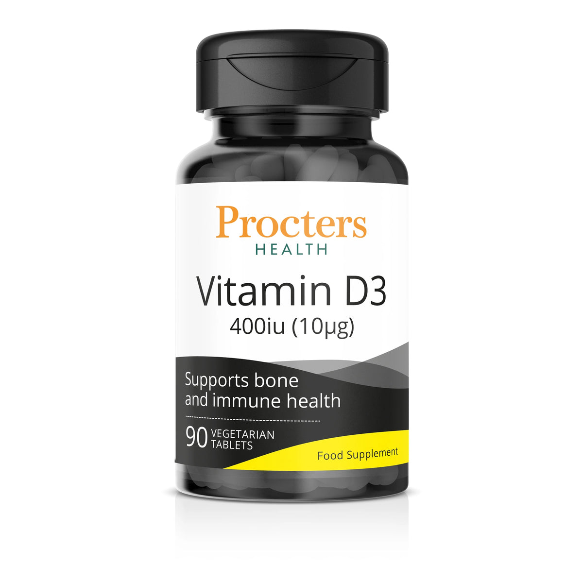 Procters Health Vitamin D3 400 IU 10 micrograms 90 tablets