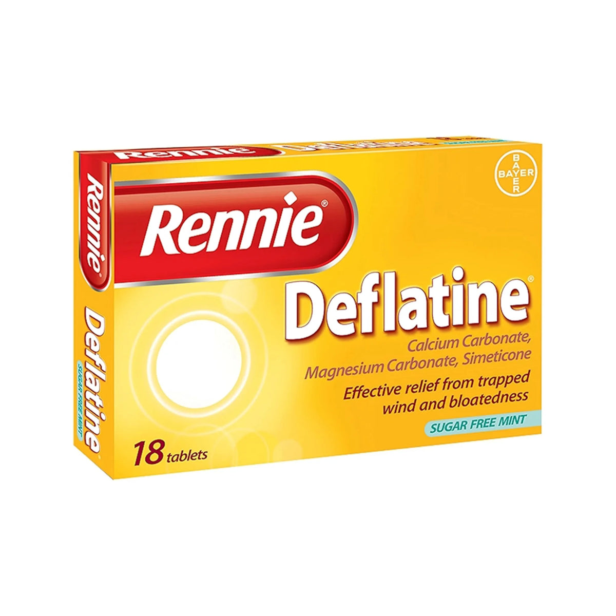 Rennie Deflatine Chewable Tablets – Pack of 18
