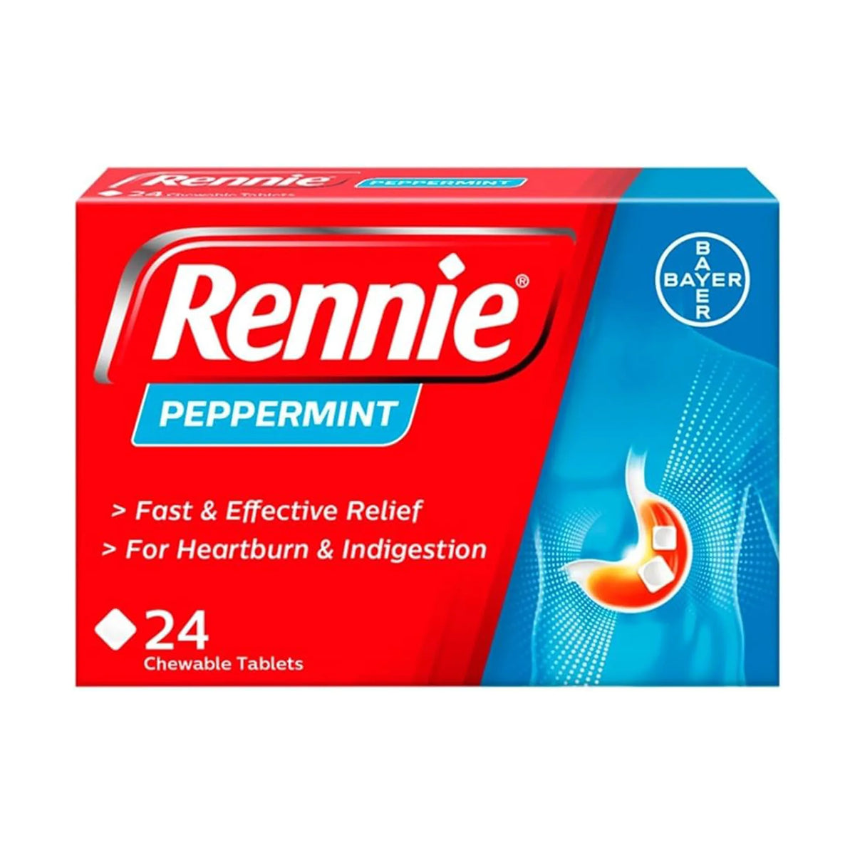 Rennie Chewable Tablets – Pack of 24