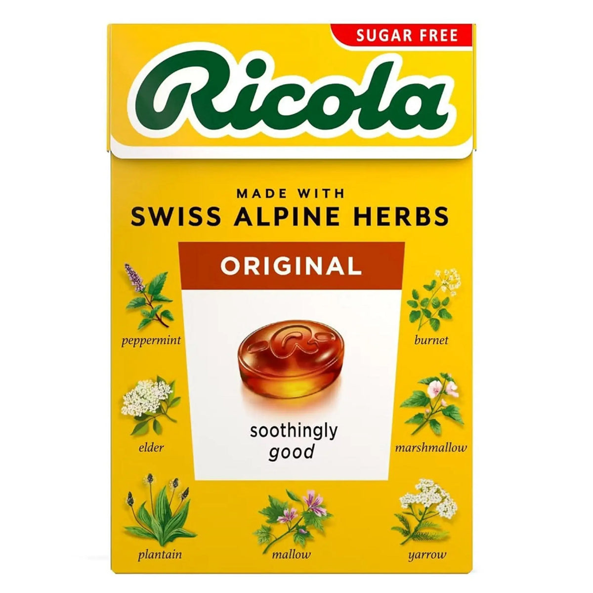 Ricola Sugar Free Original Herbal Sweets 45g