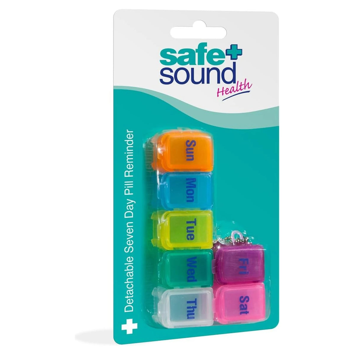 Safe & Sound Detachable 7 Day Pill Reminder