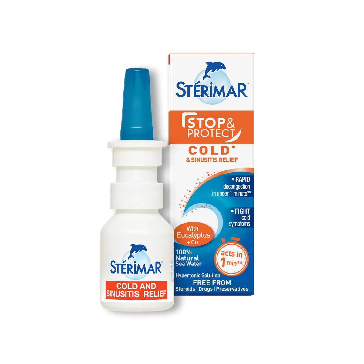 Stérimar Stop & Protect Cold & Sinus Relief Spray 20ml