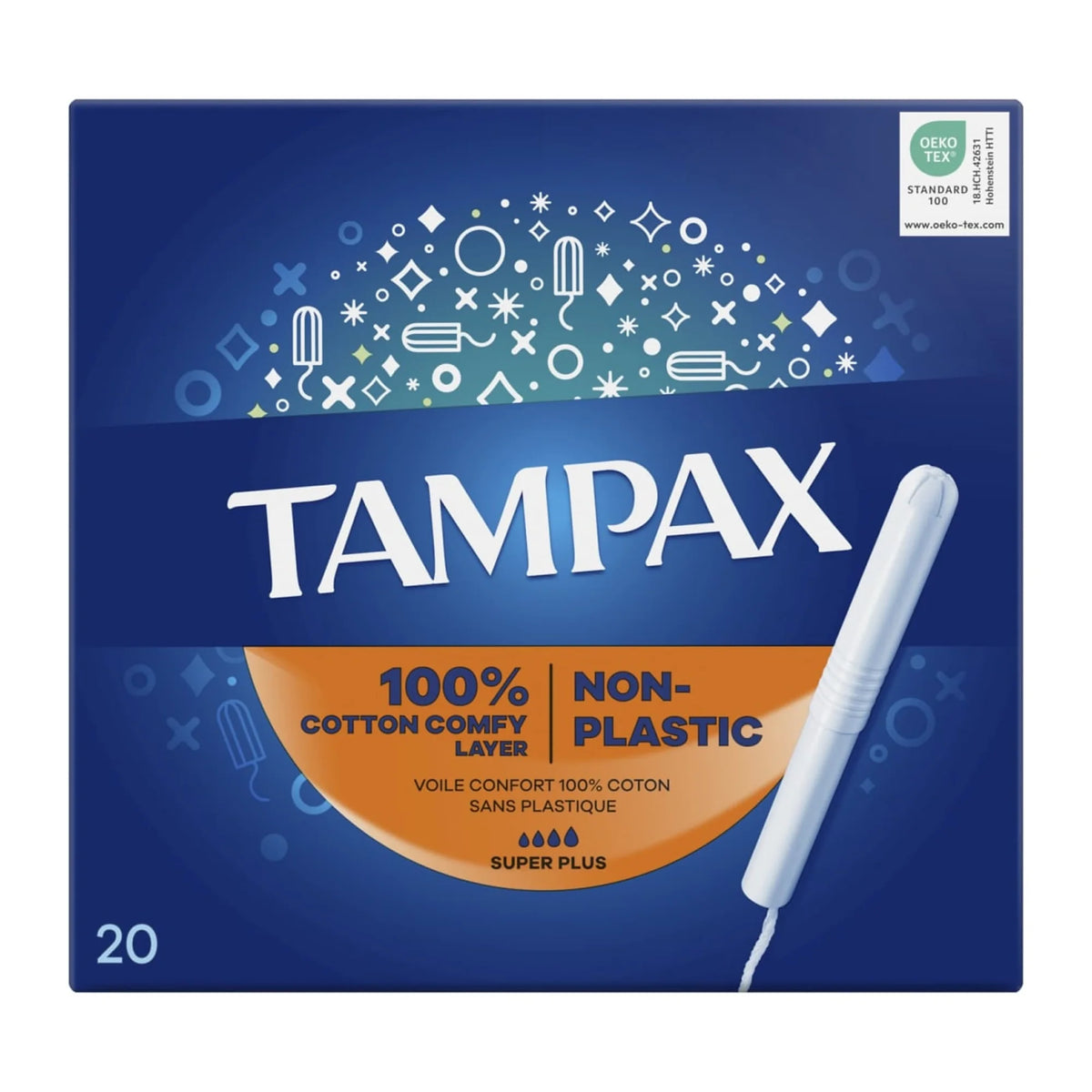 Tampax Super Plus Tampons – Pack of 20