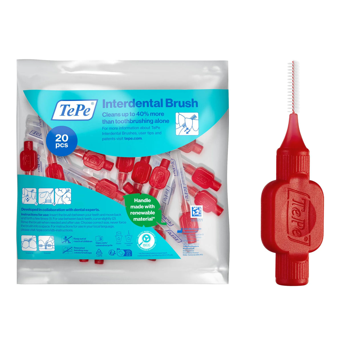 TePe Interdental Brushes - 0.5 mm (Red)