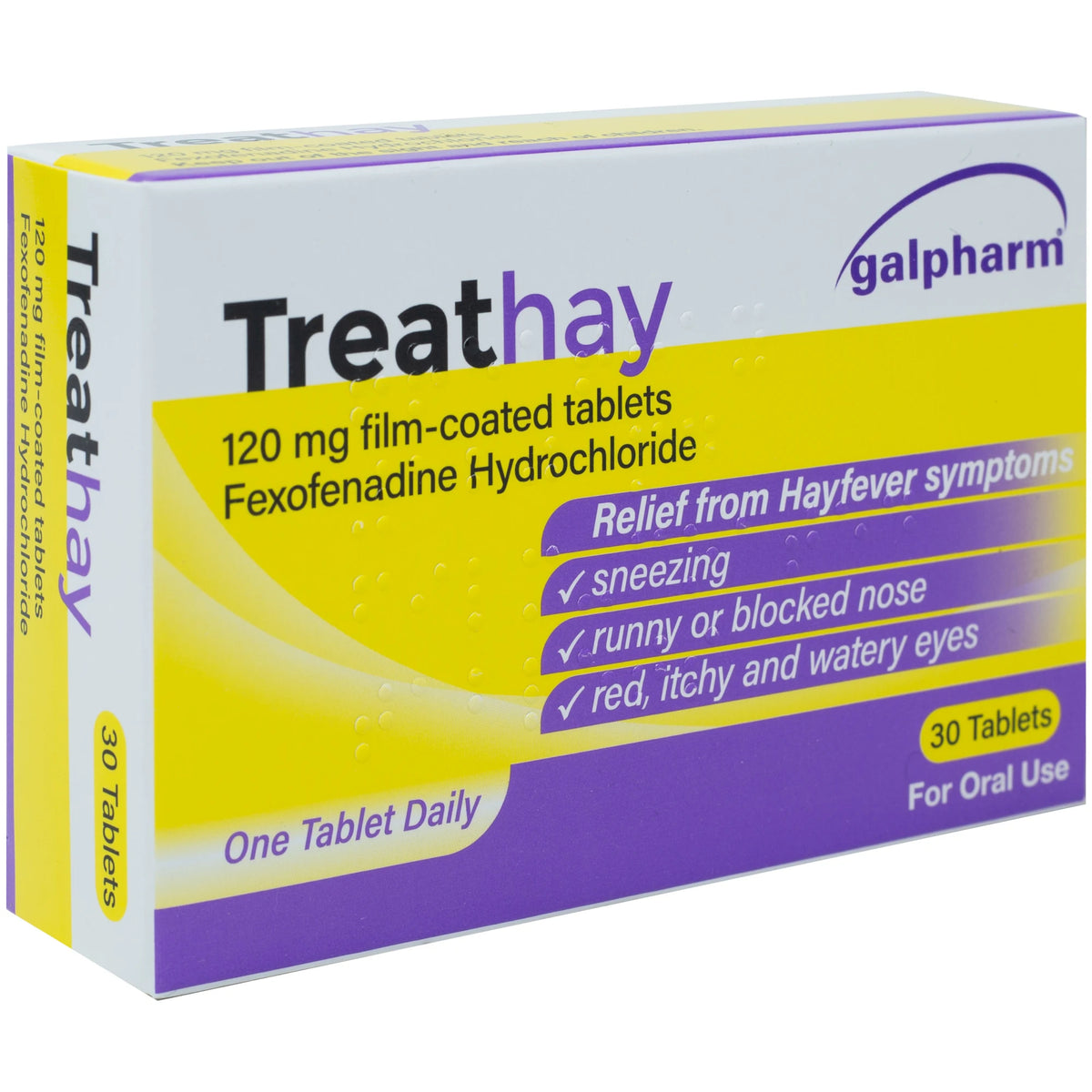 Treathay Fexofenadine 120mg Tablets 30 pack
