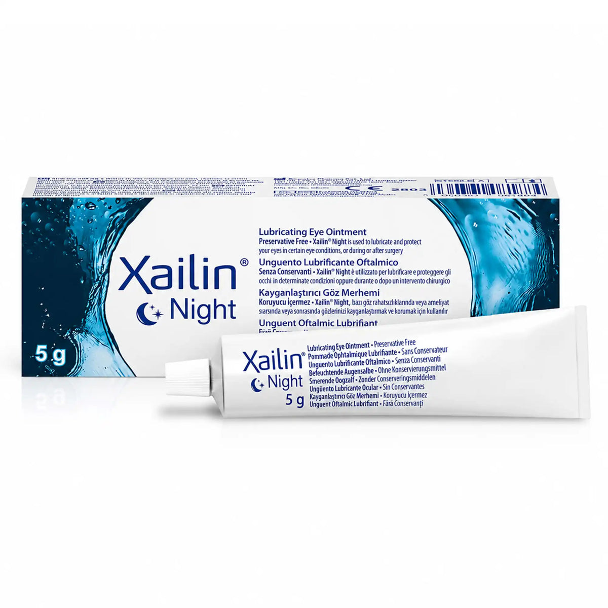 Xailin Night Preservative-Free Eye Ointment 5g